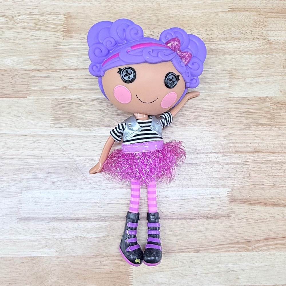 Lalaloopsy Storm E Sky 13" Doll Figure MGA 2020 Purple Hair Rocker Outfit Shoes